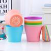 5pcs Mini Flower Pot with Tray Thickened Resin Plastic Ventilation Balcony Desktop Decoration Greenery Succulent Gardening TMZ