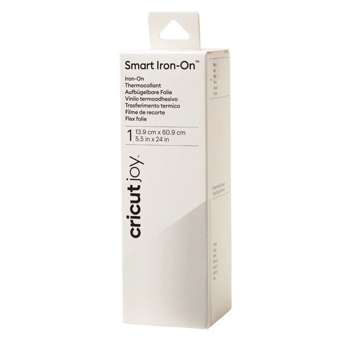 2 Rolls Matte White Iron-on Cricut 60.9 X 13.9 Cm