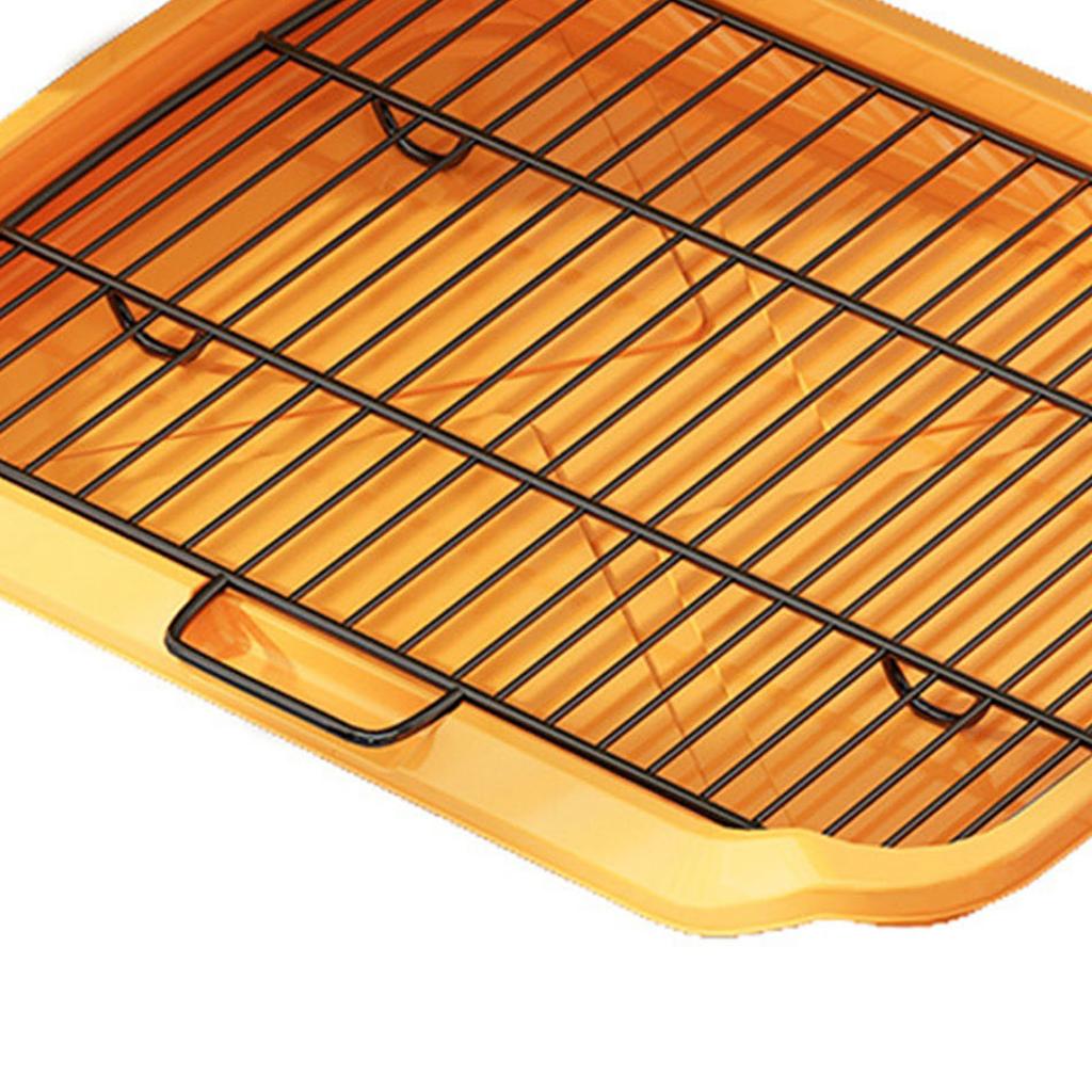 Dog Potty Tray Flat Plate Type Spill Proof Large Space Removable Washable Dog Training Toilet for Small Medium Large