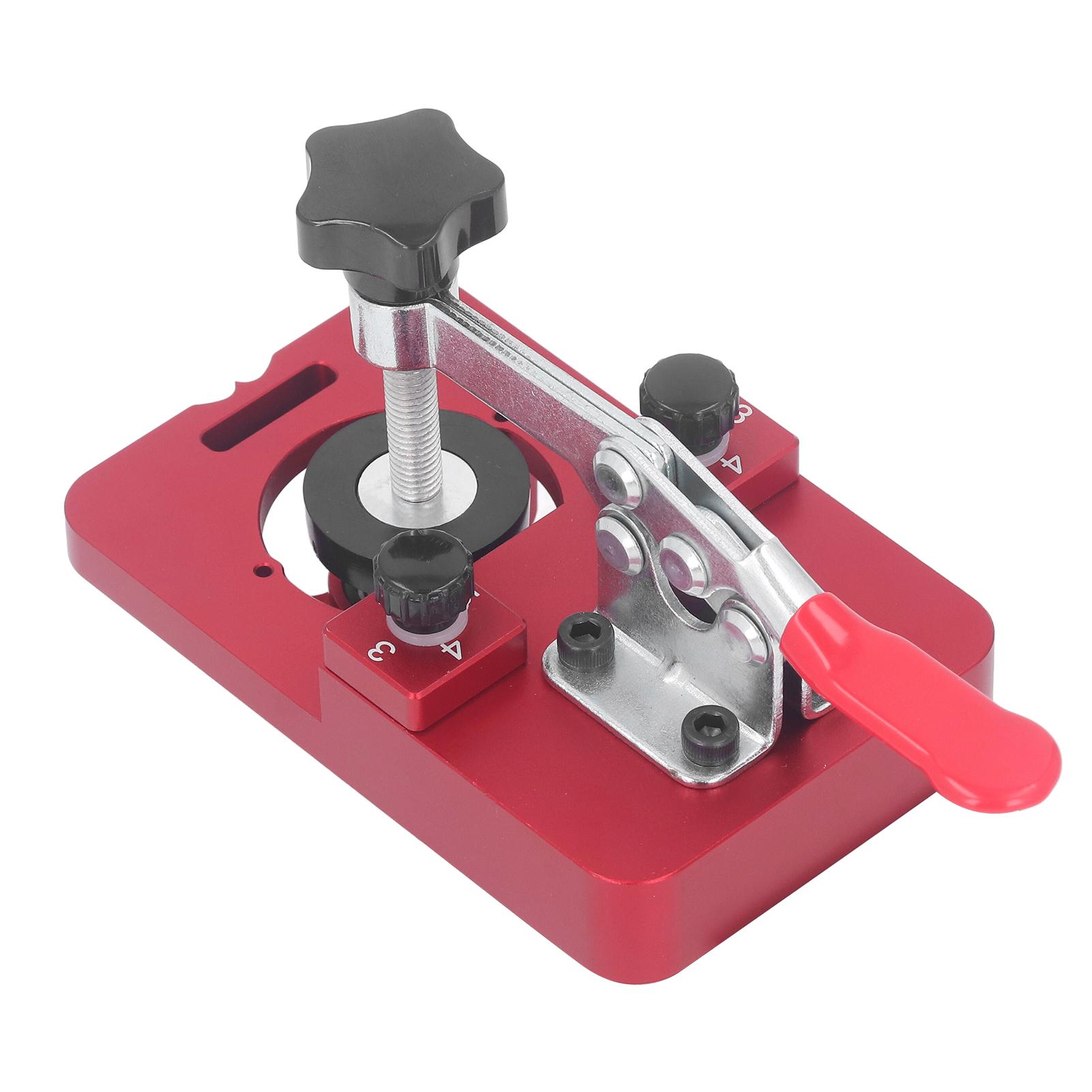 

Открывалка для отверстий под петли, шаблон для сверления петель из алюминиевого сплава, направляющая для пробивки отверстий в дверцах шкафов, локатор 025мм