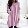 Women‘s Long Sleeve Pocket Tunic Tops Blouse Ladies Casual Loose Jumper Pullover Plus Size Clothing for Female