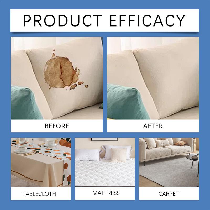 Fabric Dry Cleaner 120ml Stain Remover Multipurpose Cleaner Dry Cleaning Fabric Spray For Sofas Clothing Carpets