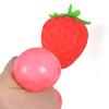 Decompression Toy Soft Comfortable Touch TPR Rubber Strawberry Stress Fidget Toy for Child