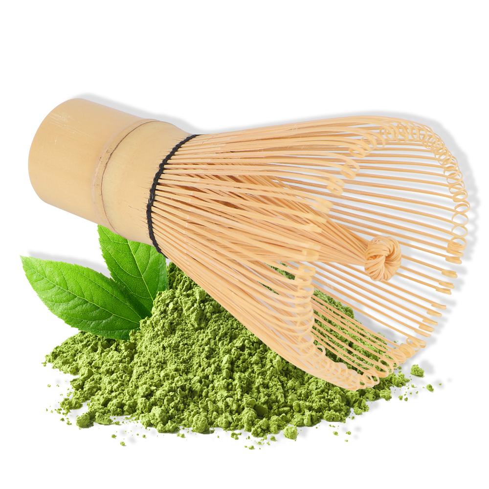 Japanese Ceremony Bamboo Chasen Teaware 100 Matcha Green Tea Powder Whisk Tea Brush Kitchen Accessories