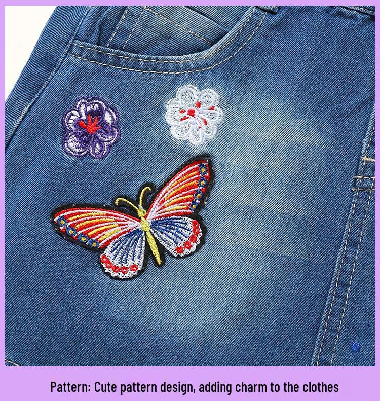 Robe Salopette en Denim d'Automne pour Filles - Style Tendance Européen et Américain pour Enfants