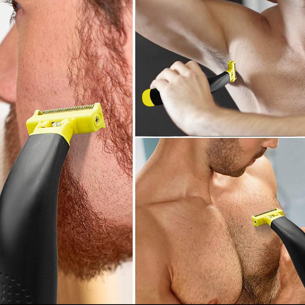 USB Rechargeable Men's Wet/Dry Electric Body Shaver - Full Body Washable