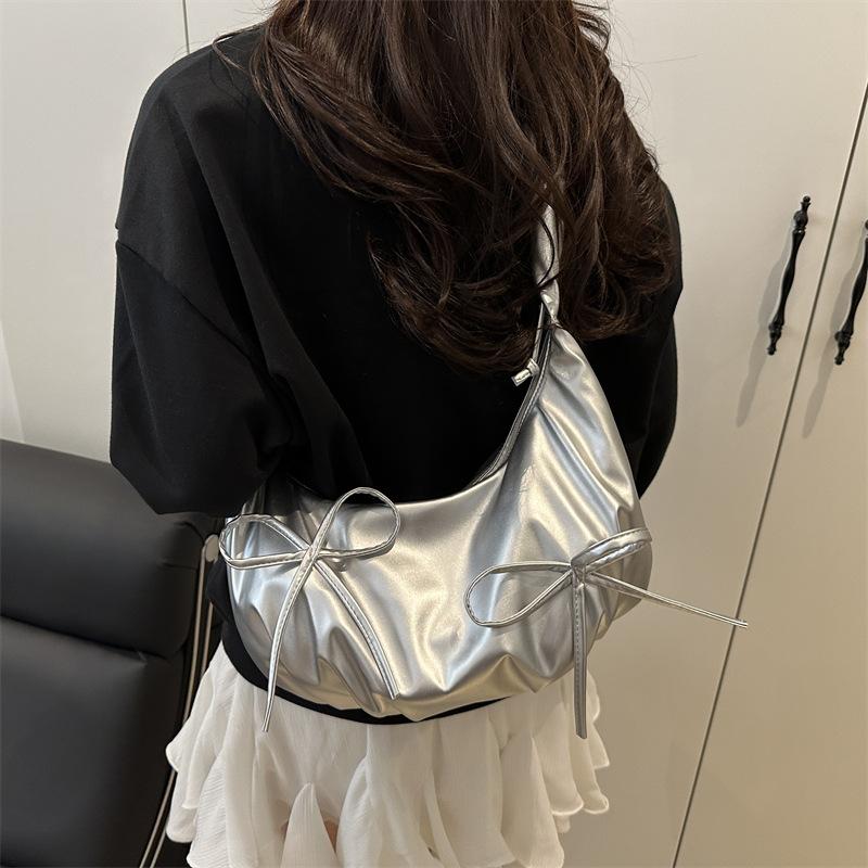 1Pcs Lazy Style Large Capacity Hobo Casual Bags Fashion Trend Women Single Shoulder Bag For Students Girls