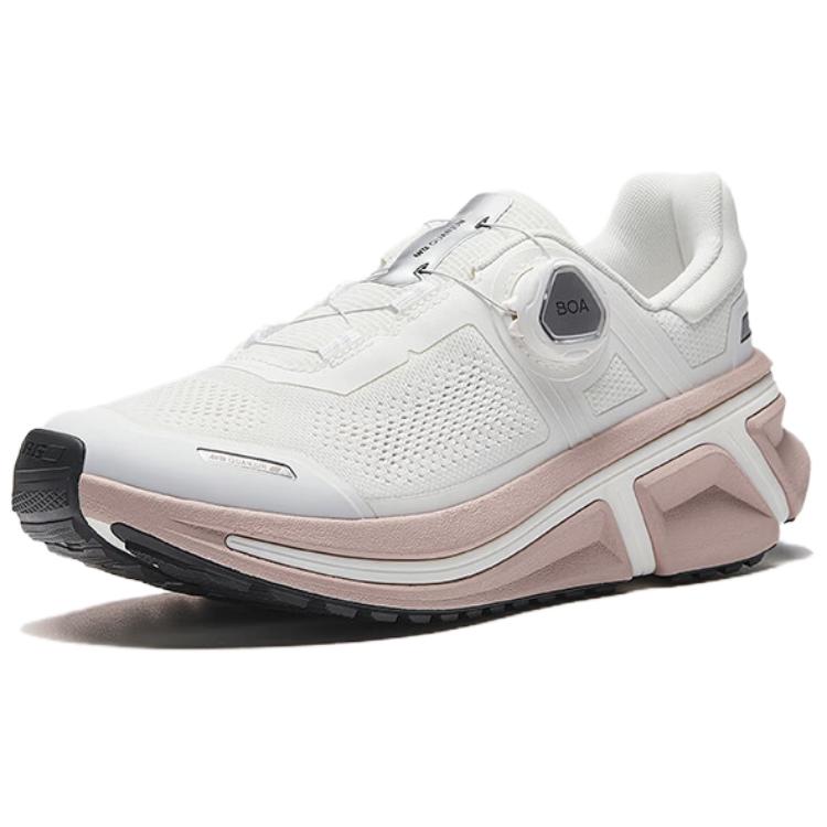 Anta Champion Glory 3 Comfortable Retro Shock Absorbing Wear Resistant Lightweight Low Top Casual Running Shoes Women sneaker White Pink 122625538A-3