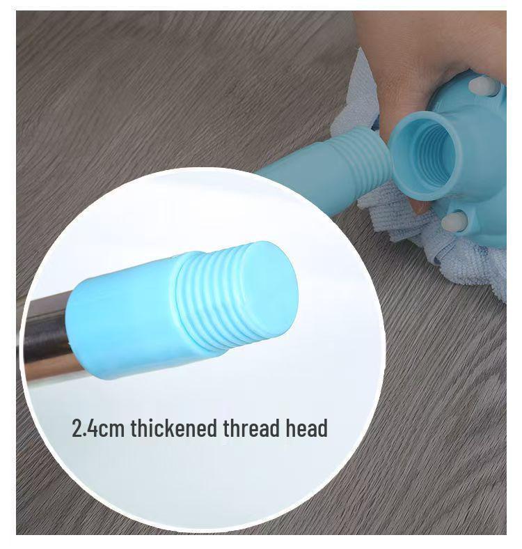 Ultrafeine Faser-Wischmopp für Trocken- und Nassreinigung mit Edelstahlstiel