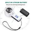 30-fache Lupe mit LED-UV-Licht, professionelle optische Doppelschicht-Brillenlinse, Handlupe, Schmucklupe für Senioren