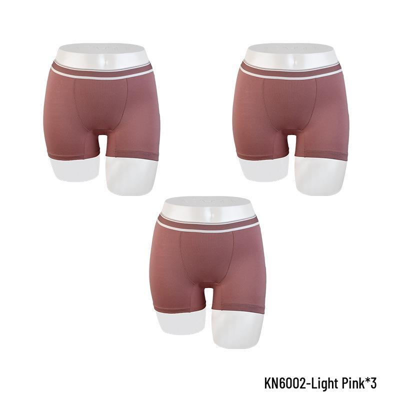 Women's Sport Extra Long Pure Cotton Breathable Anti-Chafing Boxer Briefs