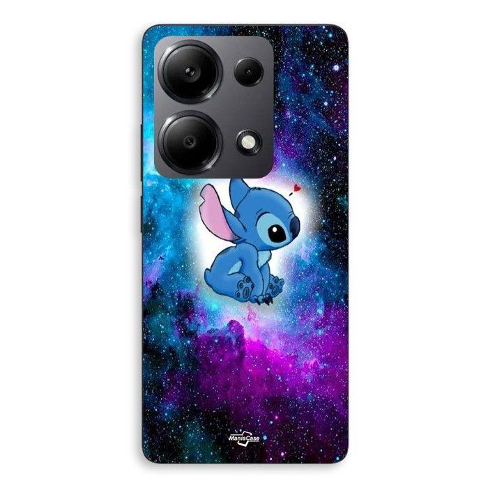 Funda de teléfono - MANIACASE - Xiaomi Redmi Note 13 Pro 4G - Silicona - Flexible - Stitch ohana colorido