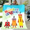 1pz Coperta Stampa Numberblocks, Coperta Leggera per Divano, Letto - Morbida e Calda, Regalo per Tutte le Stagioni come Natale, Halloween