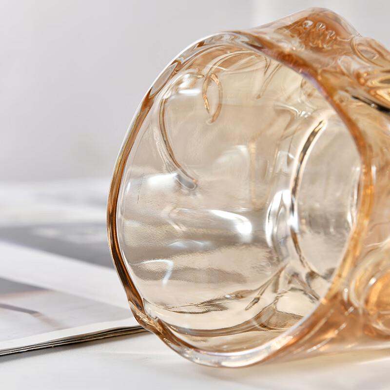 Lykkelig Gullkatt Glasskopp