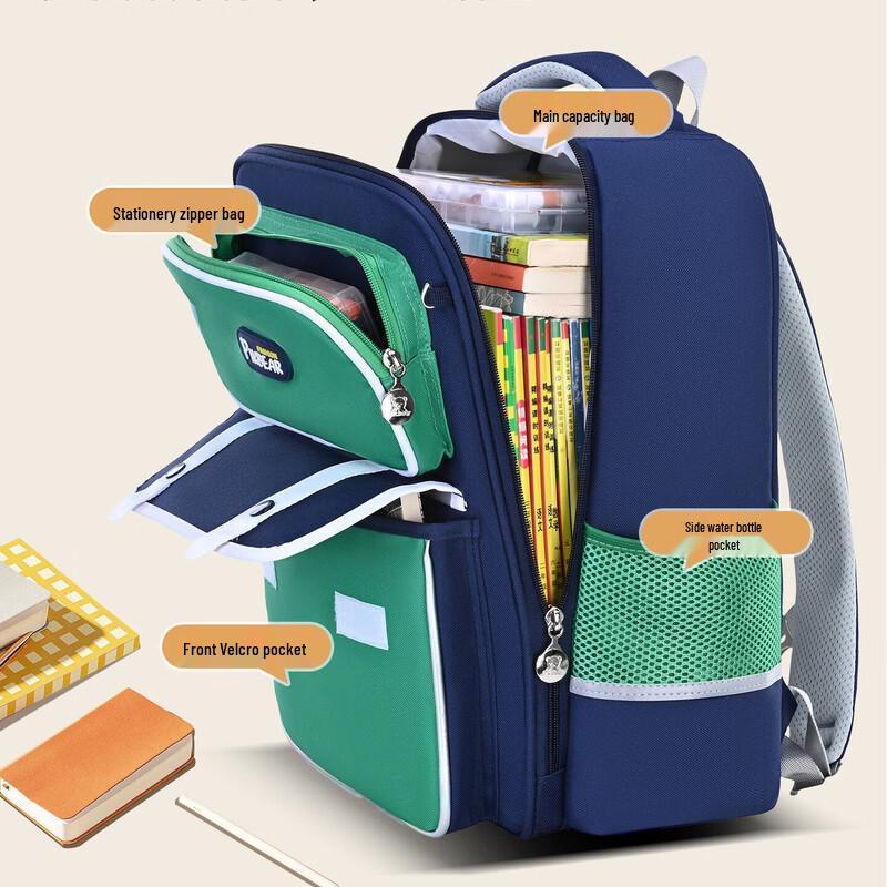 Kids Ergonomic Spine Protection School Backpack