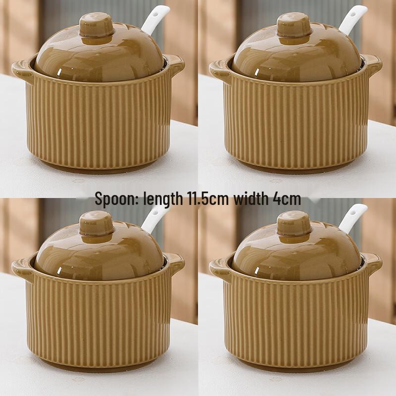 Ruhan Ceramic Double-Ear Stew Pot Set