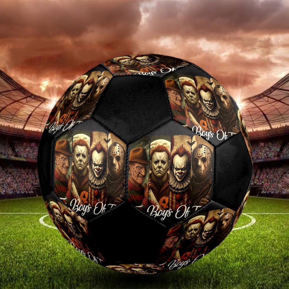 Halloween Horror Theme Size 5 Soccer Ball, Suitable for Both Indoor and Outdoor Matches, a Gift Suitable for Everyone.