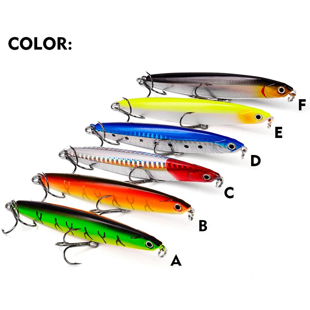 Long Cast Sinking Pencil Lure: 10/14/18/24g Bionic Hard Plastic Fishing Bait