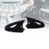 Side Mirror Cap Cover 735417229 Glossy Black Rearview Wing Mirror Cover for Grande Punto DAL EVO DAL