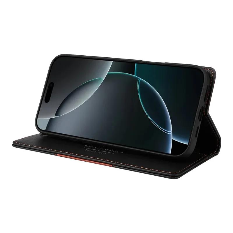 Anti-theft Leather Case Flip Cover For SONY Xperia 10-6 5 VI 1 V II III 1-5 Xperia10 IV Coque Luxury Wallet Magnetic Phone Cases