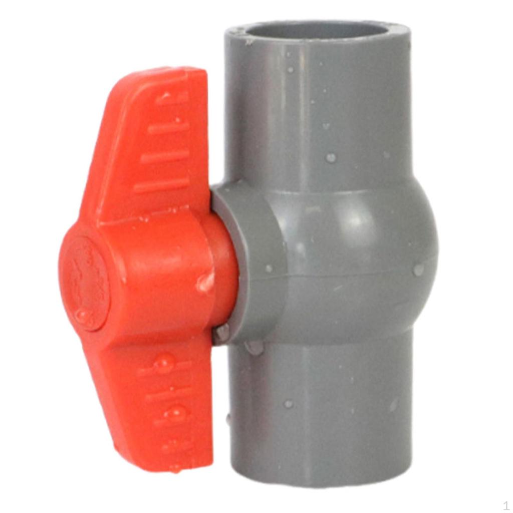 PVC Ball Valve Pipe Fitting Plumbing Fixtures Water Shut Off for Aquaculture