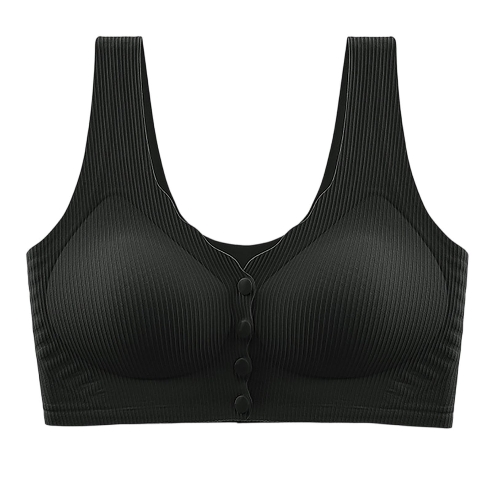 

Женское нижнее белье для кормления беременных женщин, тонкий бюстгальтер с застежкой спереди, без косточек 40 чёрный