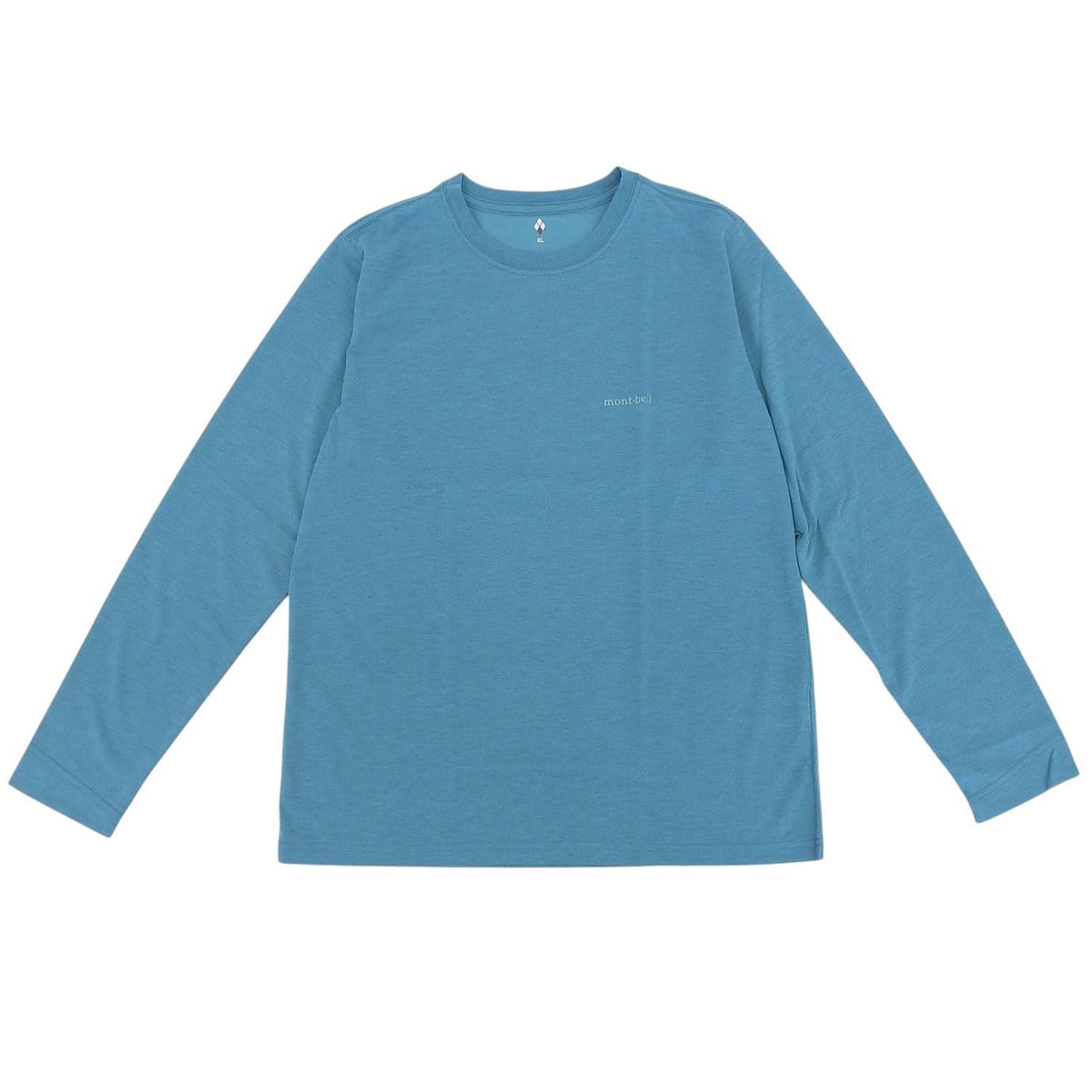 montbell wickron long sleeve t-shirt women s blue green xl