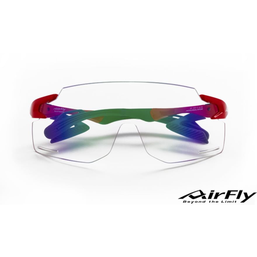 AirFly Sunglasses Red Free Size AF-301 C-6BK
