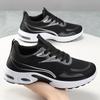 Fashion New men's shoes, summer sports running shoes, lace up air cushion sports shoes, knitted mesh comfortable men's shoes
