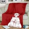 Comfortable Flannel Blanket "ONE PIECE" Print Warm for Sofas, Beds, Chairs and Travel