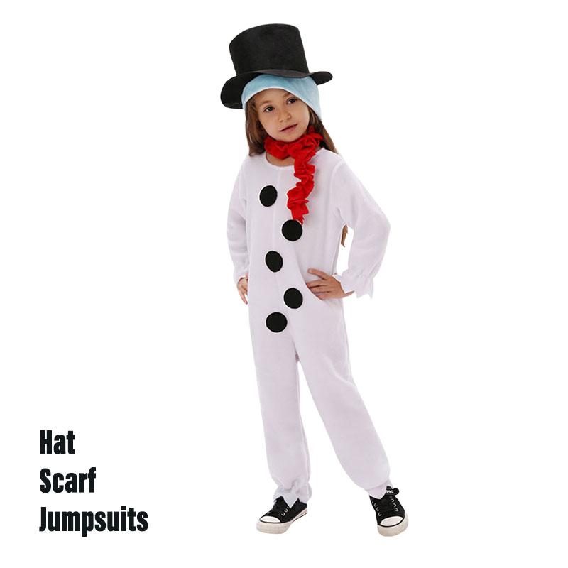 

Olaf Snowman Frozen Cosplay Costume Kids Christmas Jumpsuit Suit Role Party Play S(105-115cm)