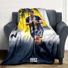 Captains Pose Blankets Flannel Printed Breathable Warm Throw Blanket for Home Office Bedspreads 0708a13