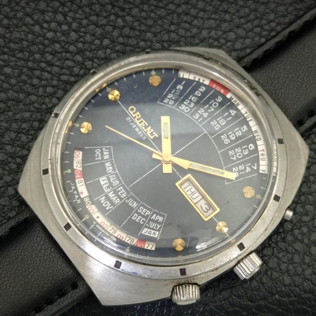 ORIENT 100 YEARS AUTOMATIC VINTAGE JAPAN MENS ORIGINAL DIAL WATCH a703126-1 R213-a703126