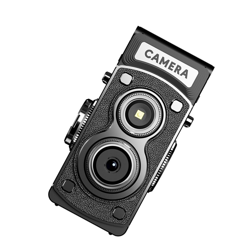 Vintage Digital Camera 1080P Portable 1.4 inch Foldable Window Retro Camera