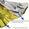 Emergency Blanket For Heat Preservation, Waterproof And Windproof, Suitable For Outdoor Camping, Hiking, Survival, Rescue, And Sun Protection