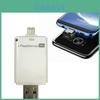 Leitor de Cartão Tf Usb Lightning da Apple Para Mac Os Com Suporte a Microsd E Compatibilidade Otg Para Fotógrafos