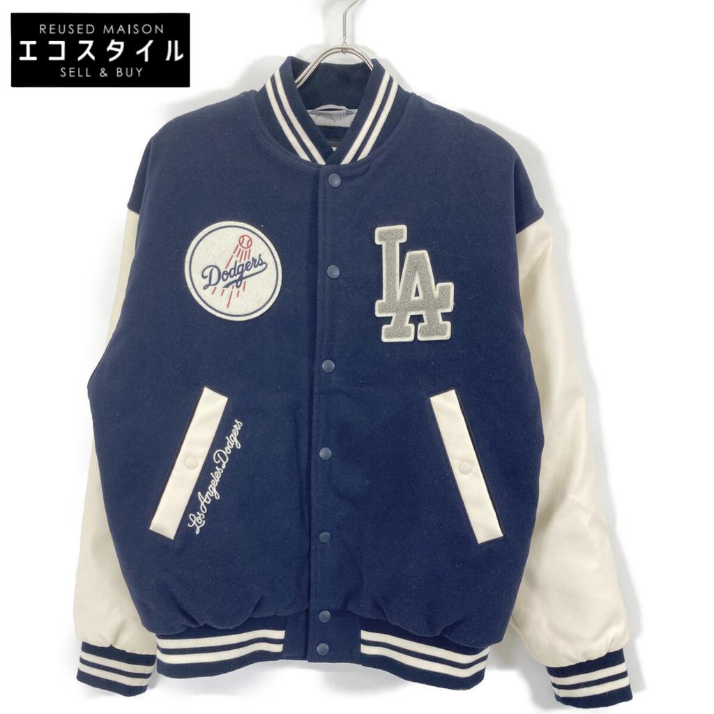 NEWERA Dojas Versity Jacket/Stadium Jacket Jacket M Navy x whiteUsed