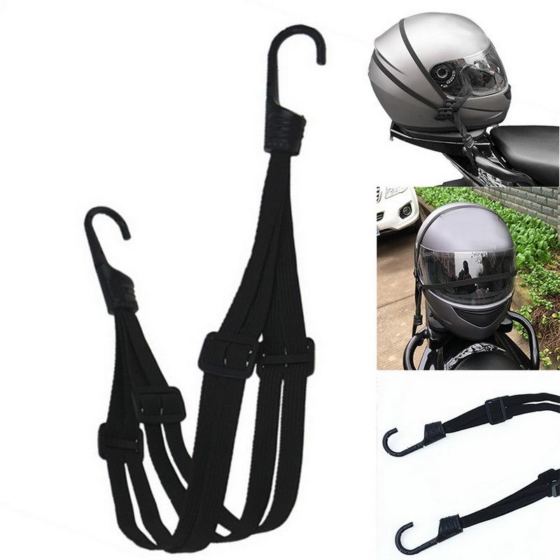 60cm Elastic Rubber Tie-Down StrapMotorcycle Luggage Bungee CordHelmet Fixing Rope