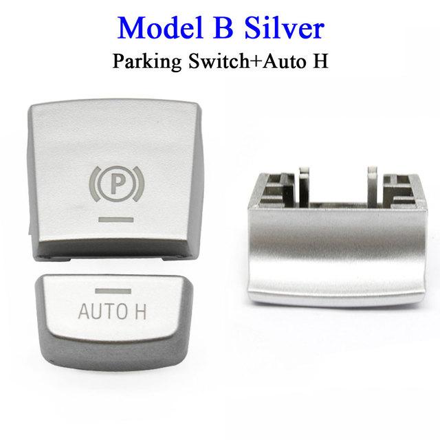 Electronic Parking Brake Switch Handbrake Cover Auto H Button For BMW 5 7 X3 X4 X5 X6 F Series F01 F02 F10 F18 F12 F15 F16 F25
