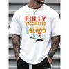 European sizes Mens Halloween TShirt Comfortable Crew Neck Casual ShortSleeves Soft Breathable Top Menswear Tshirt