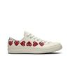 Chuck 70 Low Top 'Multi Heart' (Unisex) White Canvas Shoes 162975C