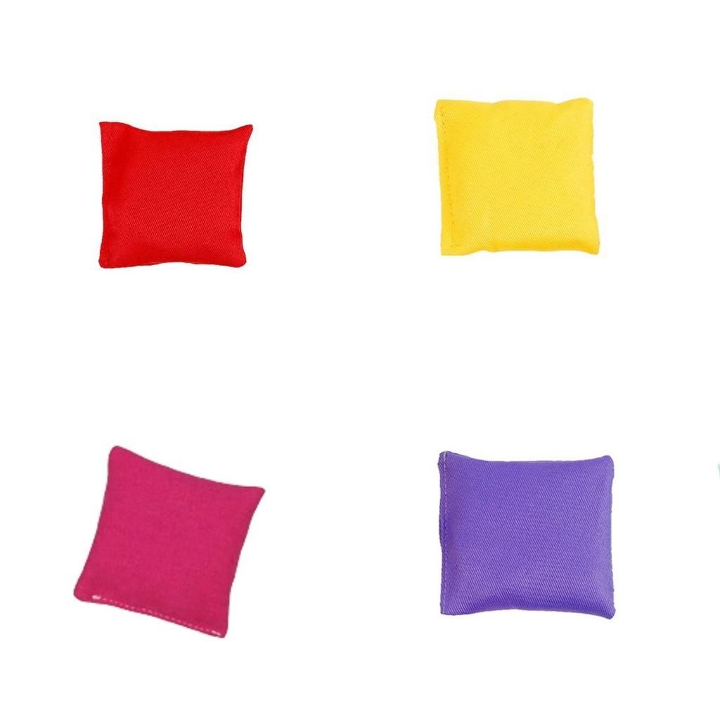 Kindergarten Cloth Sandbags Children's Toys Baby Small Sandbags Outdoor Canvas Flat Sandbags Pure Color Flat