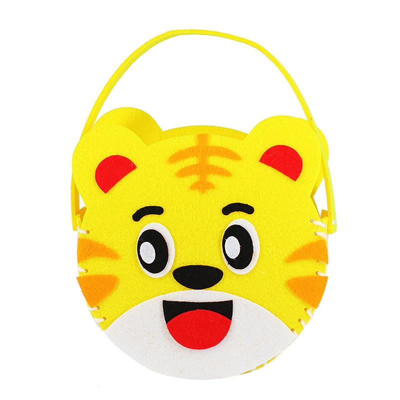 

6 шт. Нетканый материал Сделай сам Шитье Сумка Детское ремесло Игрушка Мультяшное животное Цветок Бабочка Ручная работа Швейная сумка Обучающие игрушки