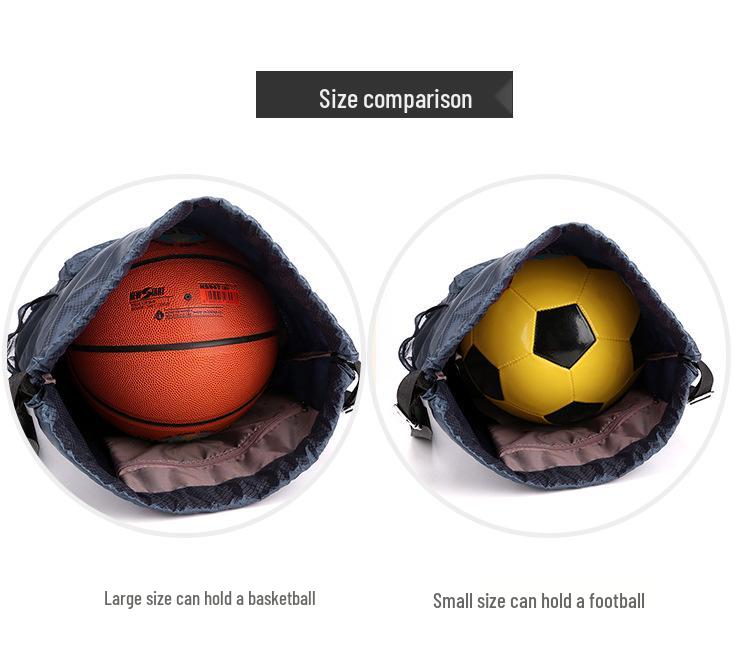 Drawstring Sports Backpack for Men & Women - Travel, Basketball, Swimming, Training, Storage
