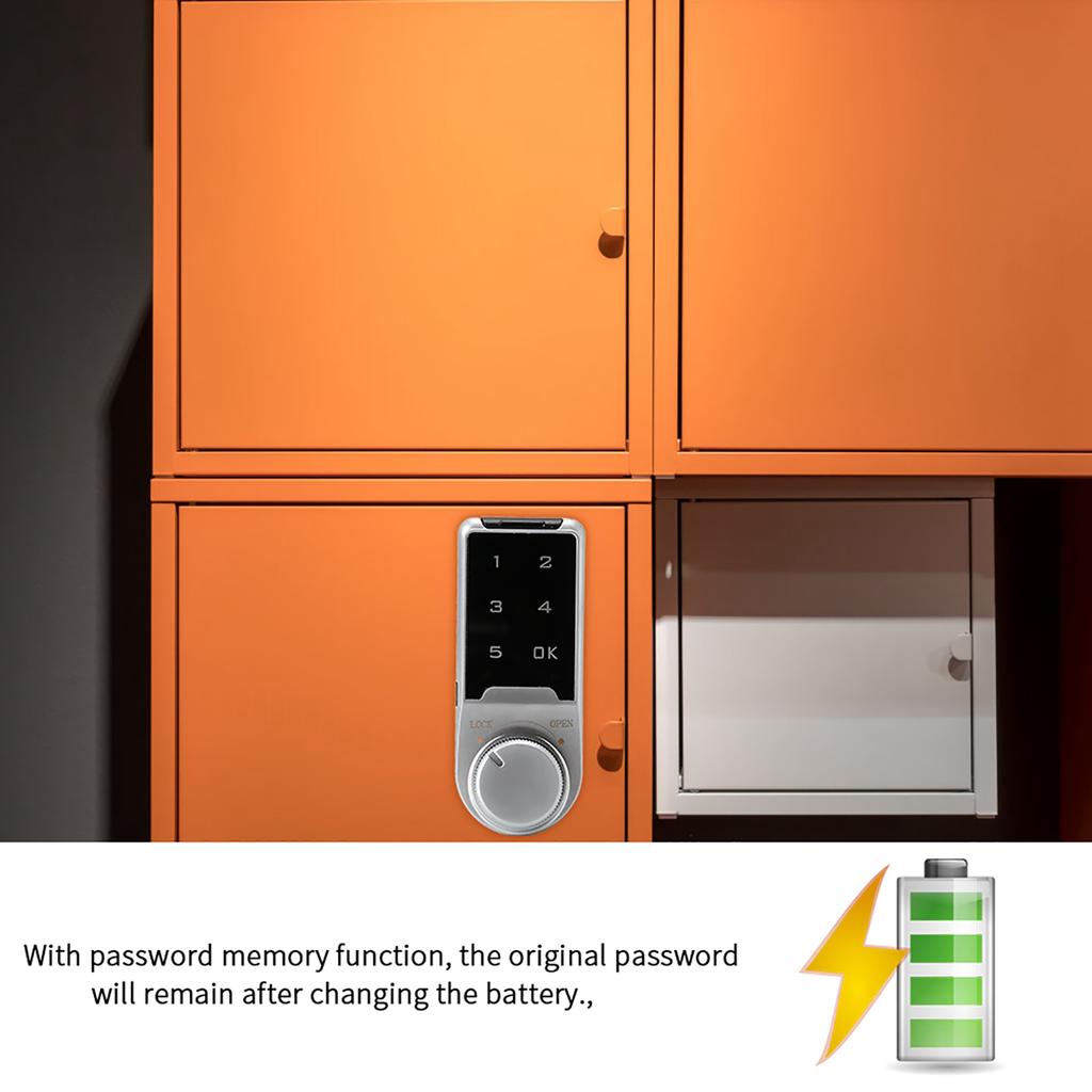 Elektriskt kombinationslås Lösenord för arkivskåp Skåp PostlådaL=30mm