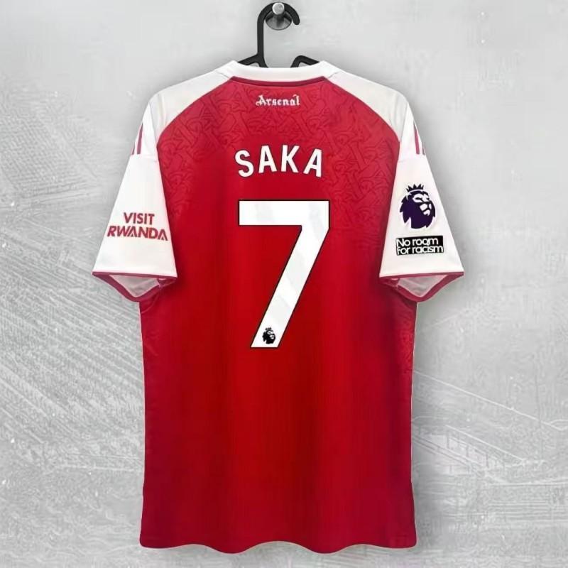 Arsenal Hazai Futballmez ''-'' Szurkolói Kiadás Egyedi Név Szám Rövid Ujjú Futball Szett Férfi Női
