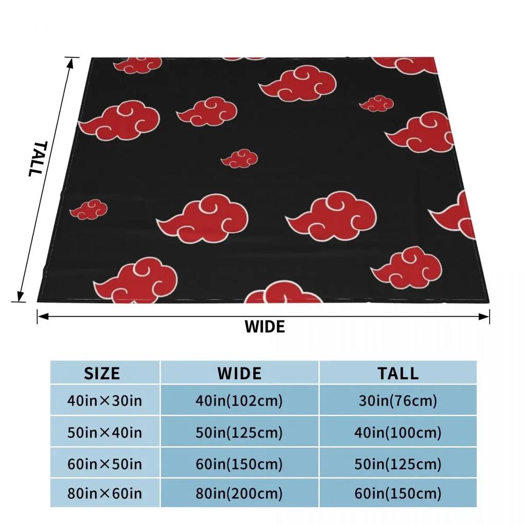Schwarze und Rote Wolke Überwurfdecke Dekorative Bettdecken Sofadecke Luxuriöse Dicke Decke