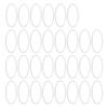 DIY Open Bezels Hollow Frame Pendant Resin Craft Bezels Jewelry Making Supplies AccessoryOval Shape 30pcs L