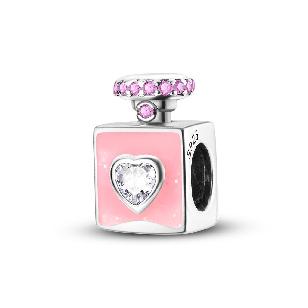 Charm Bead Components Copper Metal Perfume Bottle Bead Components Charm Bead Components Pendant Bead Component Compatible With Authentic Original
