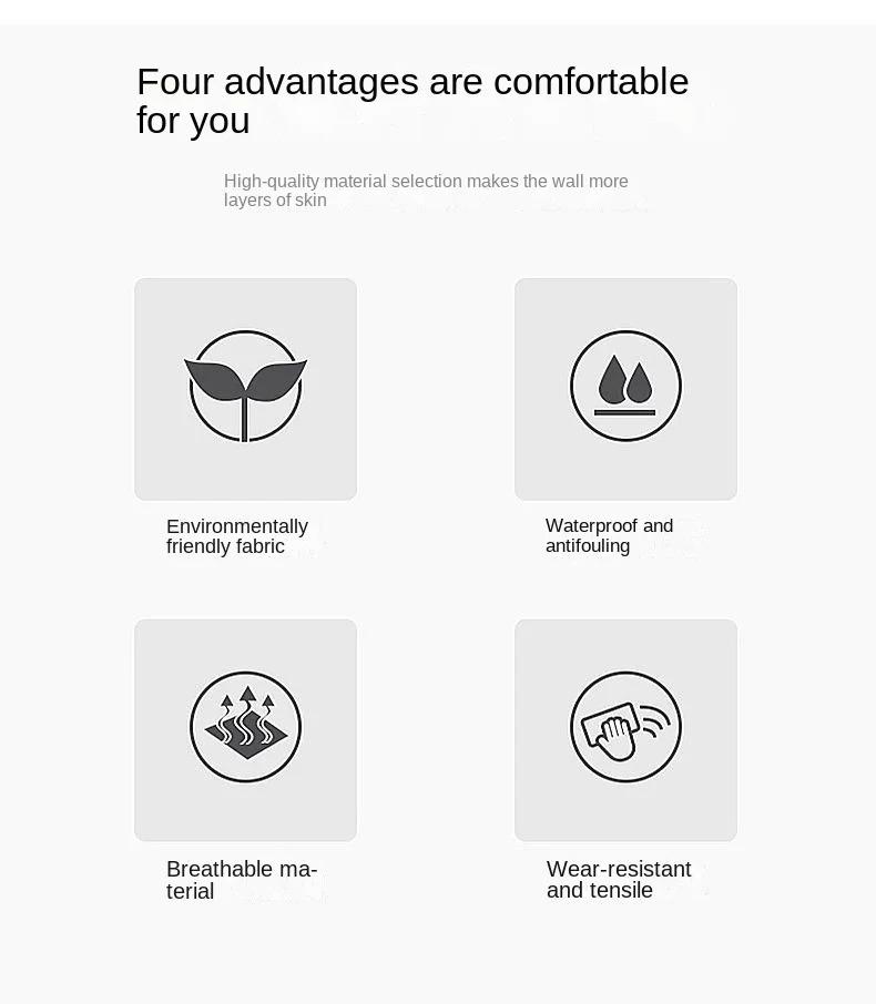 40cm Vinil Autoadeziv Mobilier PVC Decor Cameră Autocolante de Perete Detașabile Tapet Peel pentru Pereți în Rulouri DIY Culoare Solidă